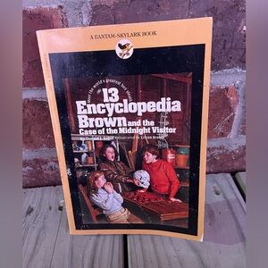 Encyclopedia Brown And The Case Of The Midnight Visitor Kid’s Paperback Book #13